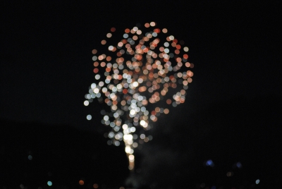 Fireworks always just look like fireworks in photos.